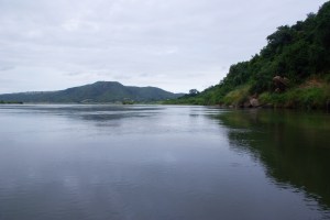 View from the proposed dam site