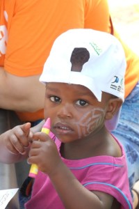 Uma das muitas criancas que estiveram conosco