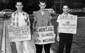 we wont go to school with negroes