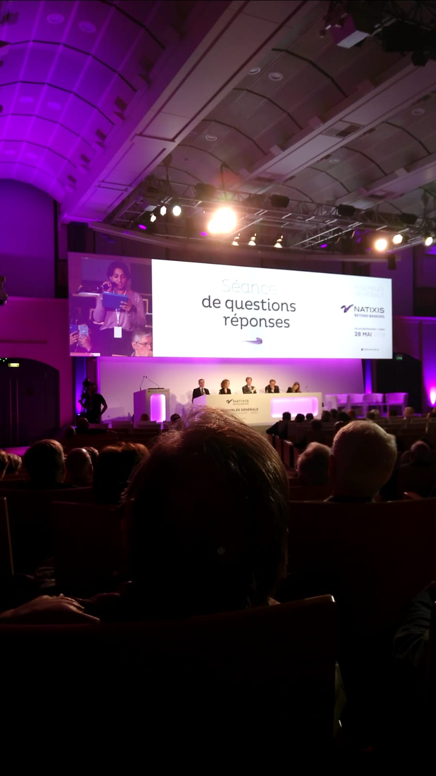 Intervention at natixis AGM